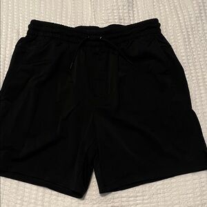 Men's Black Athletic Shorts
